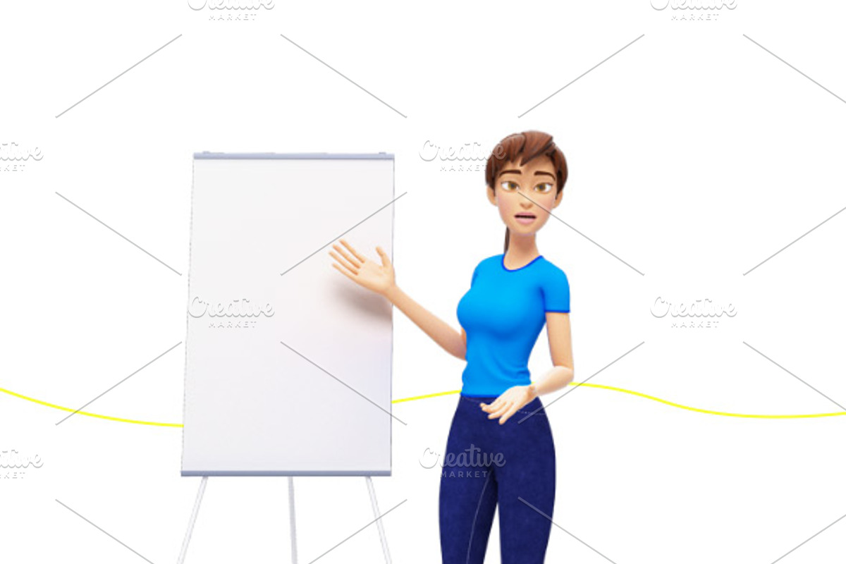 35 Jenny 3D Product Promo Mock-Ups, an iPad Mockup by Oleg Ribar (Photo 24 of 29)