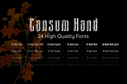 Cansum Hand, a Font by BULENT YUKSEL (Thumbnail 6 of 8)
