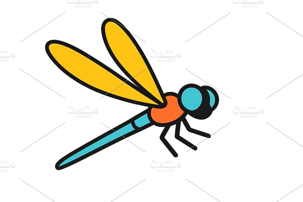 Brightly colored vector illustration, an Animal Illustration by ZinetroN