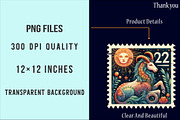 Zodiac Postage Stamps Clipart, an Illustration by SinaCreation (Thumbnail 4 of 5)