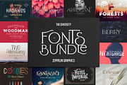 Diversity Fonts Bundle - Fonts SALE, a Sans Serif Font by Graphicdome (Thumbnail 1 of 30)