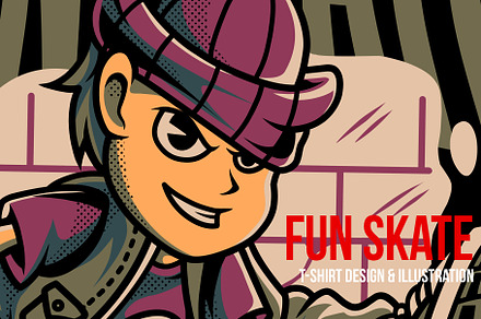 Fun Skate Illustration