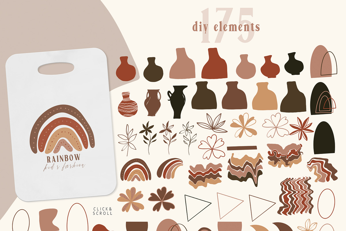 Abstract fall line art collection, a Texture Illustration by Tiana Geo (Photo 10 of 13)