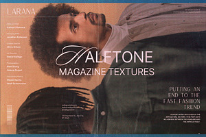 Halftone Magazine Textures