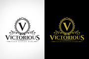 Victorious Luxury Logo, a Branding & Logo Template by Nathan Knight Design (Thumbnail 2 of 3)