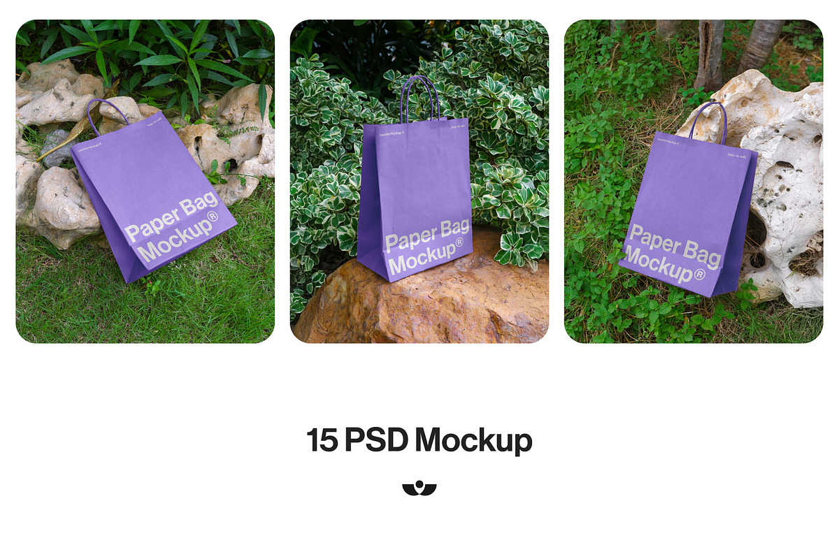15 Outdoor Paper Bag Mockup Bundle, a Merchandise Mockup by Usethis Mockup (Photo 2 of 5)