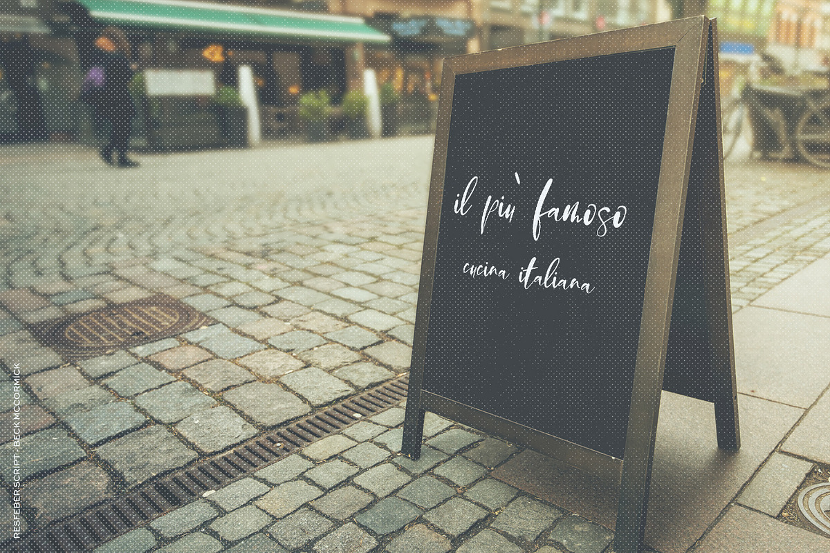 Resfeber Script, a Script Font by Beck McCormick (Photo 7 of 10)