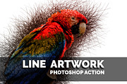 Line Artwork Photoshop action