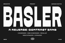 Basler - Reverse Contrast Sans