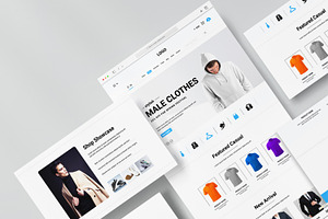 ECommerce Website Landing Page, a Landing Page Template by MightyDesign