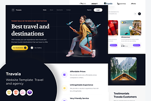 Travala - Website Template Travel