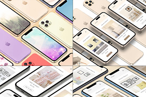 3D iPhone Presentation Mock-Up Bun 4