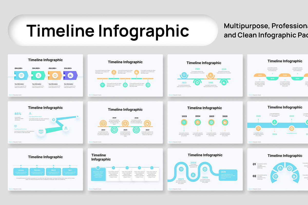 Big Infographic Assets PowerPoint, a Presentation Template by Premast (Photo 4 of 6)