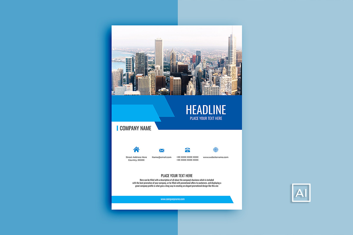 Flyer Business Template Modern, a Flyer Template by suhadidesign (Photo 6 of 7)