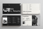 Portfolio & Resume Presentation, a Presentation Template by E-Type (Thumbnail 2 of 5)
