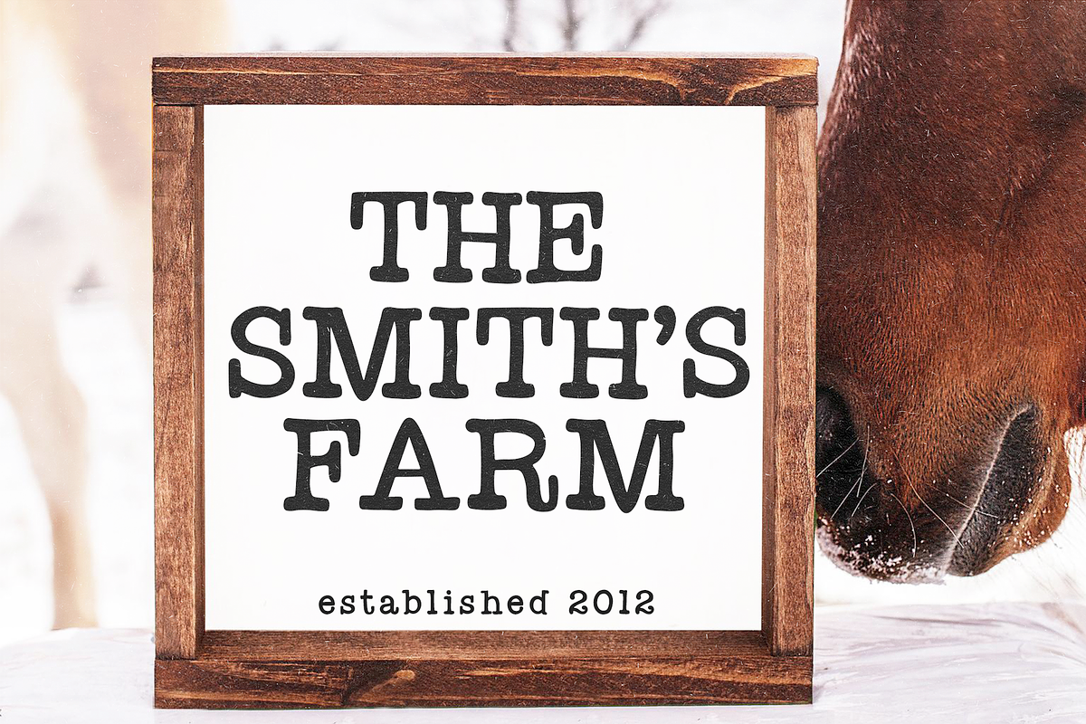 Farmland | Rustic Typewriter Font, a Serif Font by KA Designs (Photo 4 of 11)