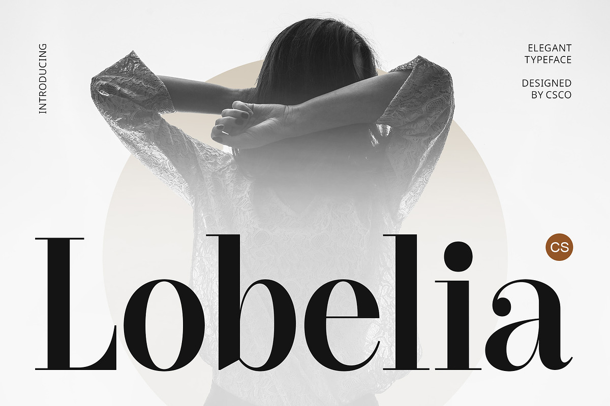 CS Lobelia – Classic Font, a Serif Font by Craft Supply Co. (Photo 1 of 8)