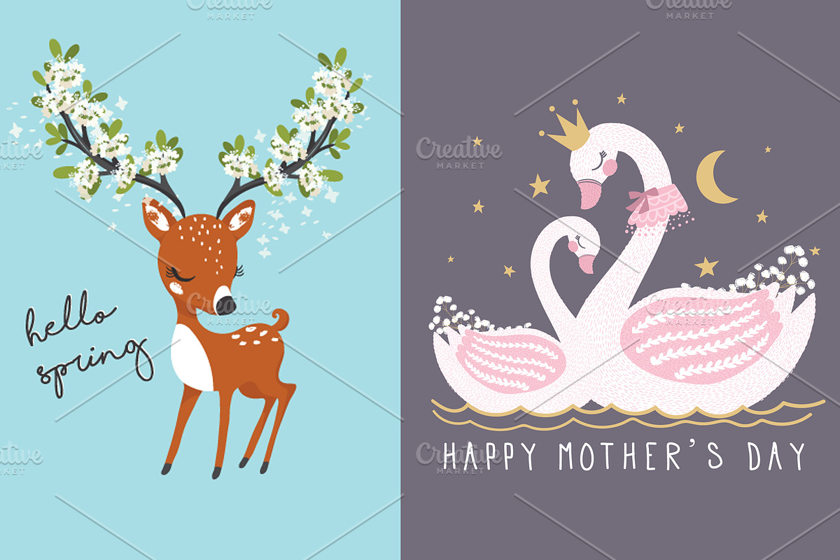 Cute animal graphic for kids t-shirt, an Animal Illustration by StudioLondon (Photo 2 of 3)