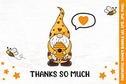 Bees and Honey Gnomes Clip Art, an Illustration by Mary-Mihh (Thumbnail 6 of 6)