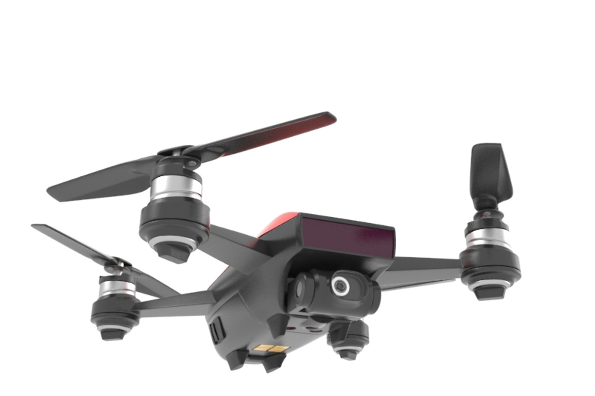 DJI Spark Mini Drone, an Object 3D Model by Tedi Permana (Photo 6 of 13)