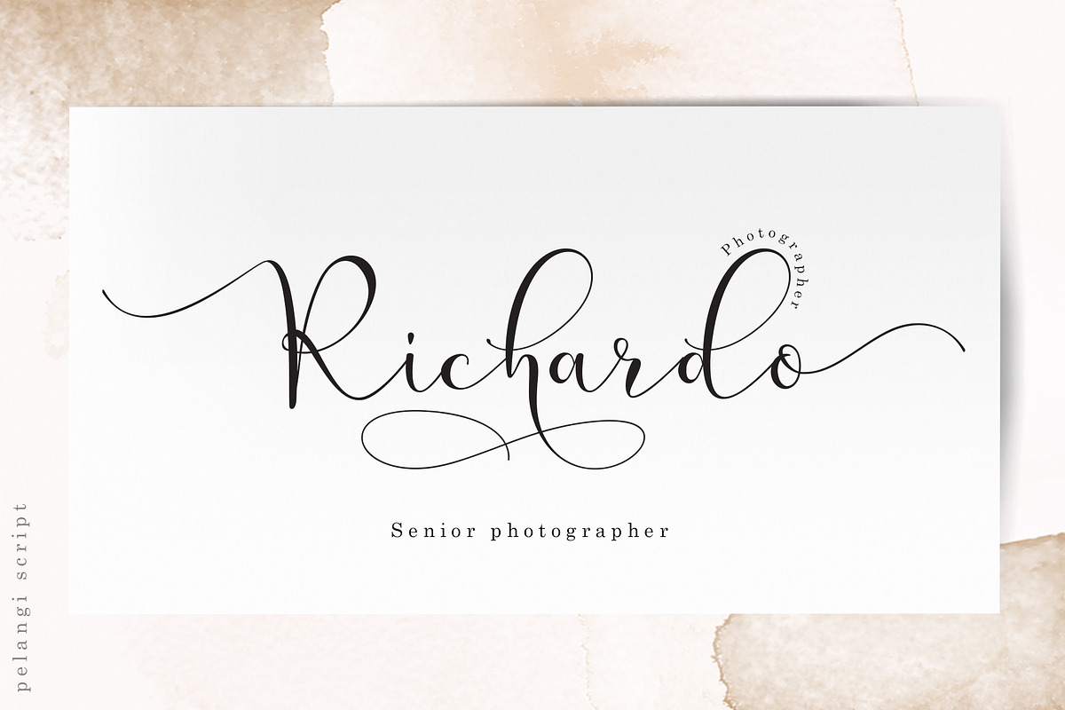 Pelangi script, a Script Font by Sulthan Studio (Photo 3 of 9)