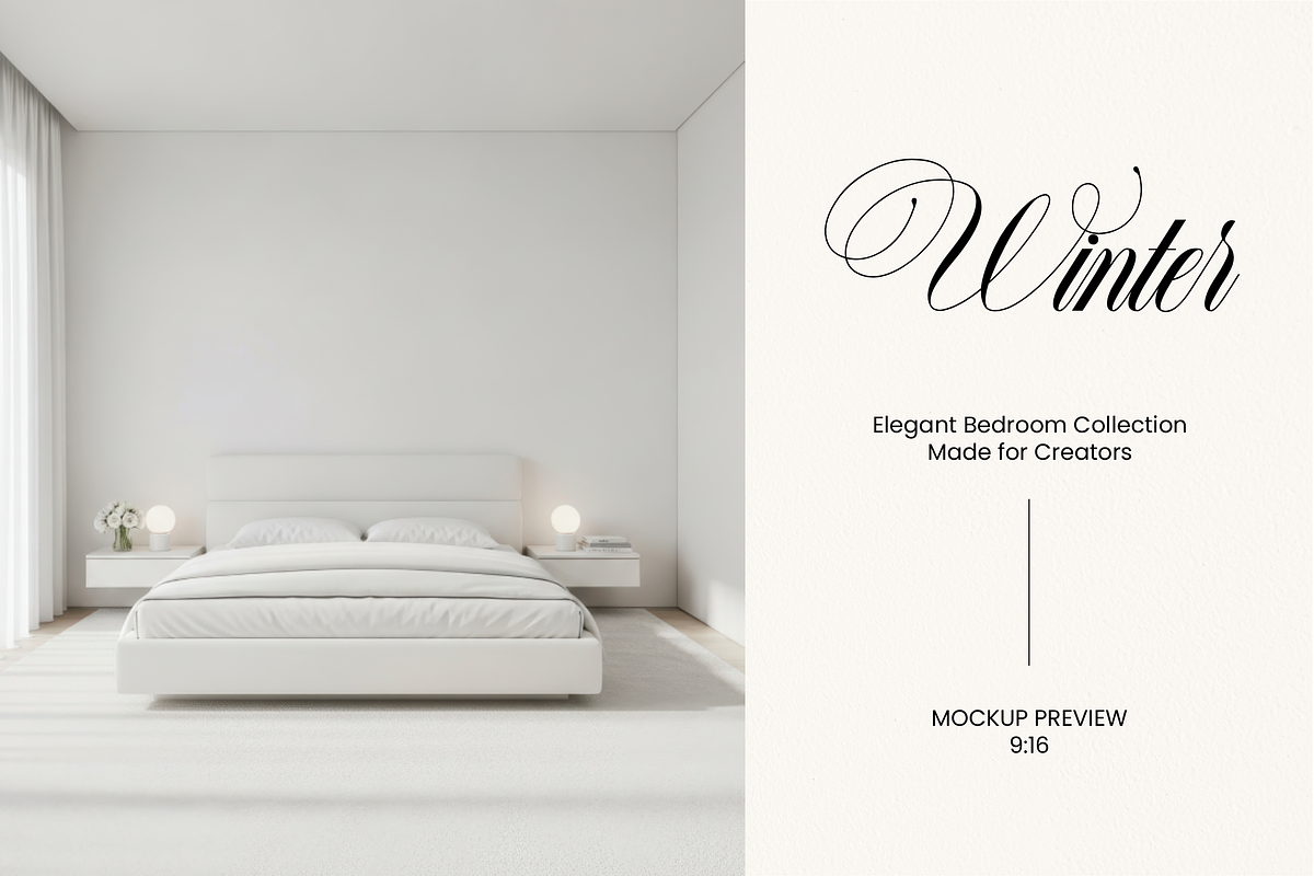 Ultimate Winter Bed Scene 1000 JPG, a Household Mockup by KennedyStudio (Photo 6 of 15)