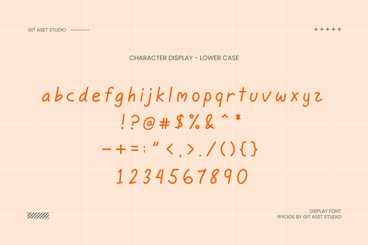 Riyoos Fun Display Playful font, a Handwritten Font by gitasetstudio (Photo 4 of 6)
