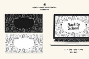 Back to School vector clipart set, an Education Illustration by VerAna (Thumbnail 5 of 14)