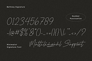 Bethney Signature - Minimalist Font, a Script Font by Masyafi Studio (Thumbnail 3 of 8)
