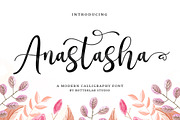 Anastasha Script, a Script Font by Rotterlab Studio (Thumbnail 1 of 7)