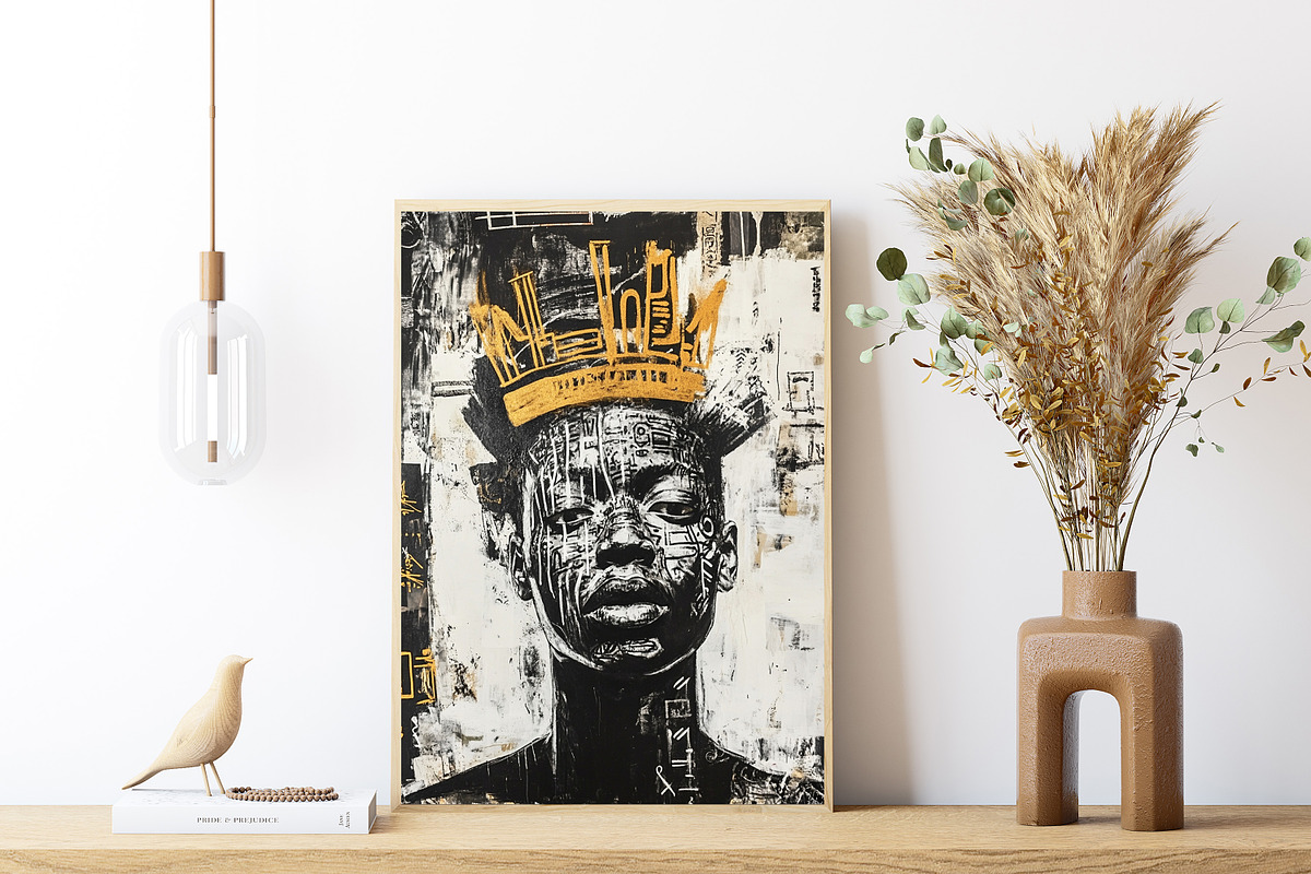 Broken Crown Wall Art, a Person Illustration by PrintablesByFranklyn (Photo 4 of 6)