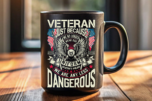 Veteran T-shirt Design, a Graphic by Crafts Bundle