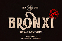 Bronxi - A Vintage Sans Serif Fonts