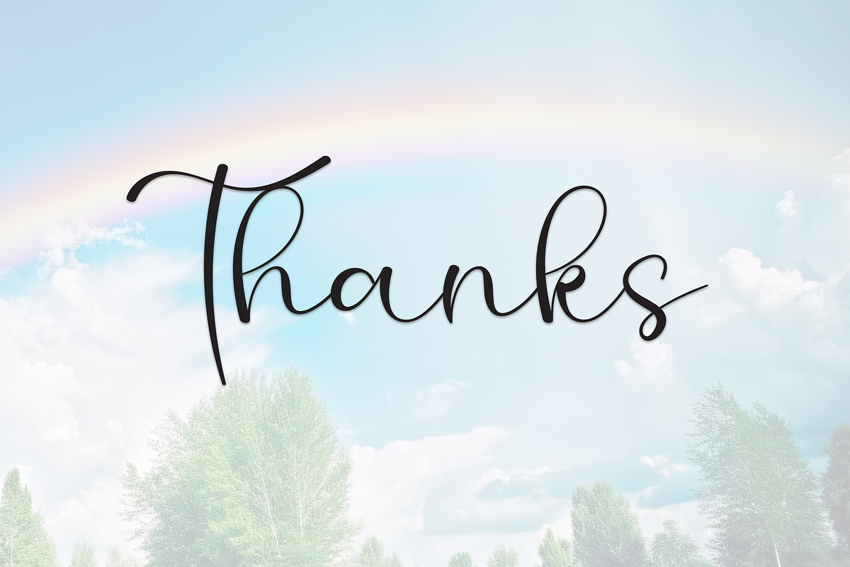 Rainbow | Script Font, a Handwritten Font by Scratchones (Photo 8 of 8)
