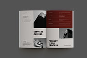 Red Minimal Architect Portfolio, a Brochure Template by Neermana (Thumbnail 4 of 10)