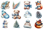 Cozy Winter Wonderland Collection, an Illustration by CreationArt (Thumbnail 3 of 5)