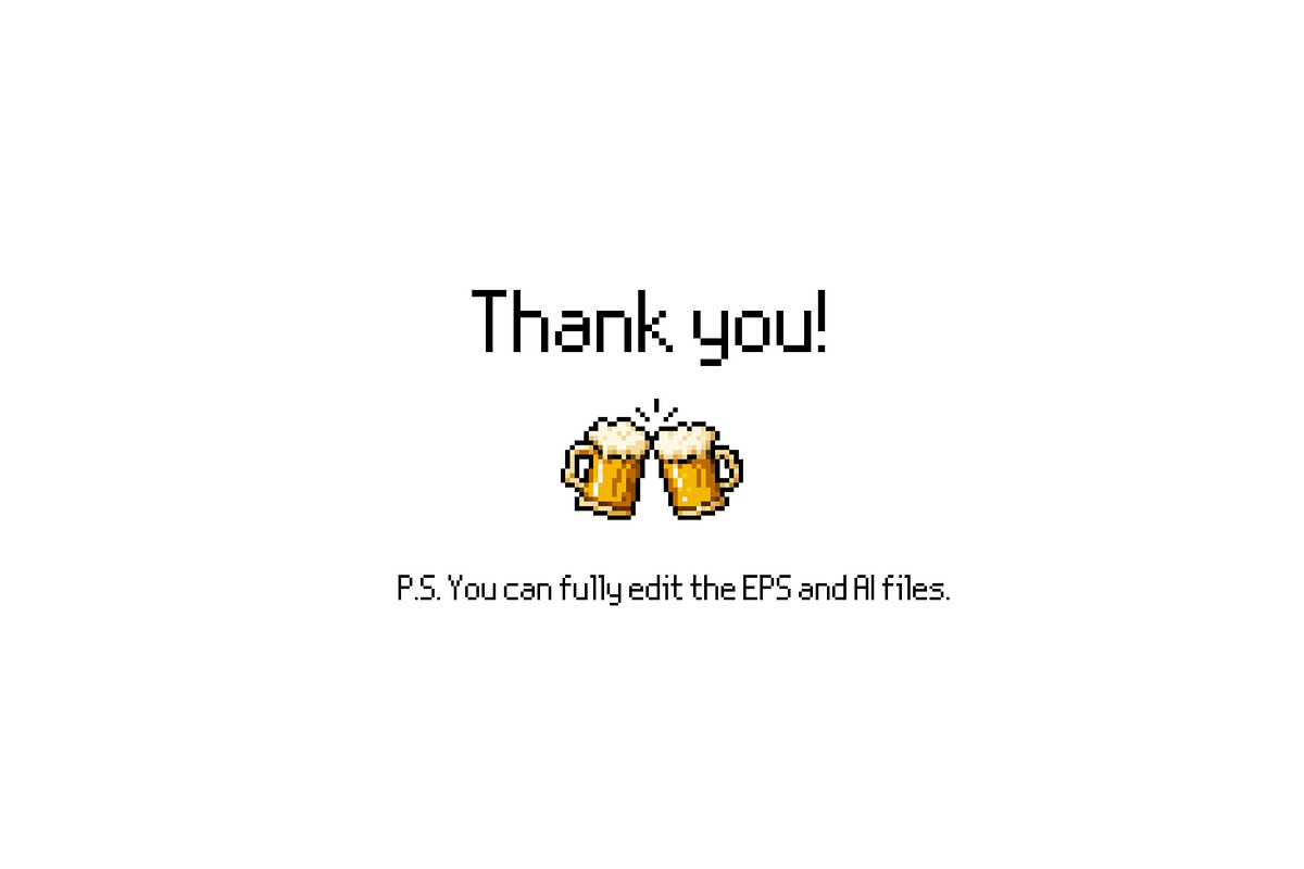 Brewery Pixel Icons Pack, an Object Illustration by Bielousova Art (Photo 3 of 3)