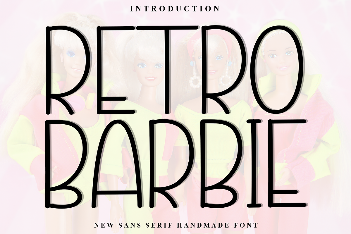 Retro Barbie, a Serif Font by InermediaSTUDIO (Photo 1 of 8)
