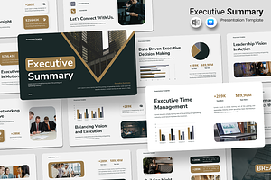 Executive Summary - Keynote Template, a Presentation Template by QR Design Studio