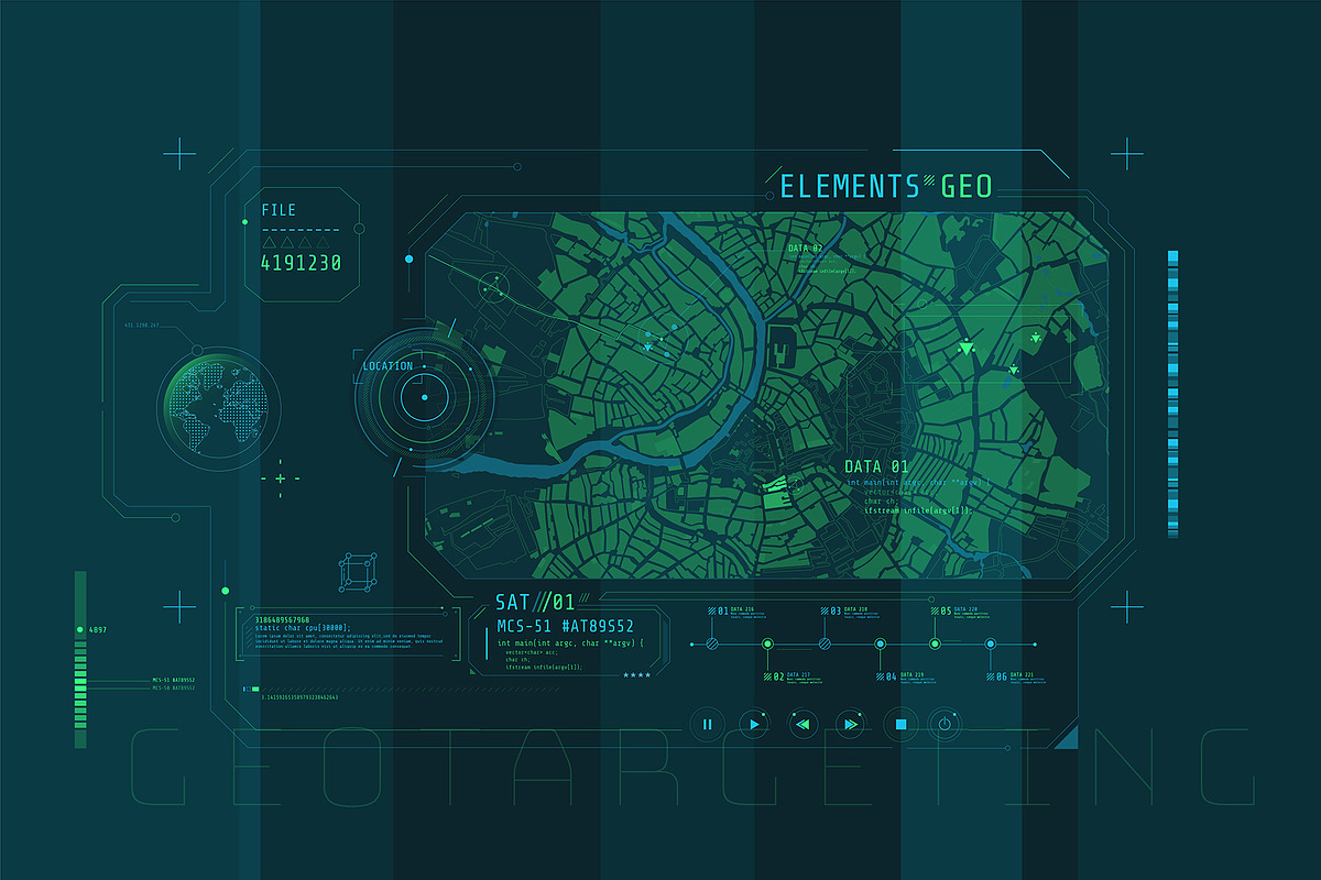 HUD Pro Infographic Elements, an Object Graphic by ConceptCafe (Photo 6 of 30)