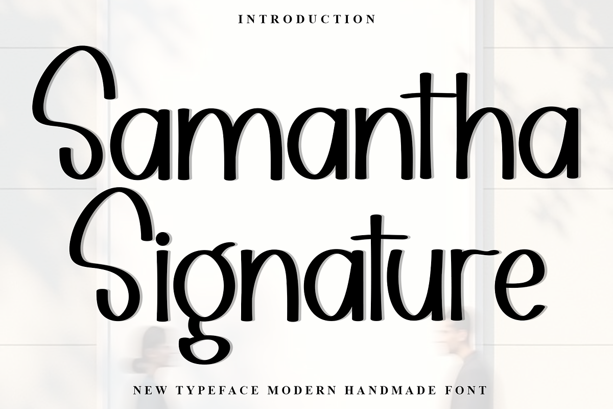 Samantha Signature, a Script Font by FreshTypeINK (Photo 1 of 8)
