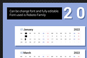 Calendar 2022 Alternative Design, a Stationery Template by WORAKAMON Design Studio (Thumbnail 3 of 4)