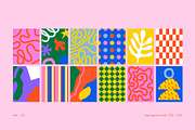 Funky Abstract Backgrounds, a Background Graphic by Léo Alexandre (Thumbnail 3 of 22)