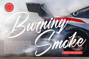 Black Fatal Brush Calligraphy Font, a Script Font by stylishtype.co (Thumbnail 3 of 20)