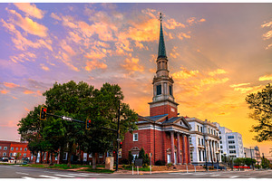 First Baptist Church of Denver at, an Architecture Photo by Leonid Andronov