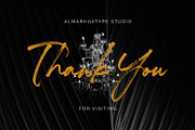 Charlietta de Angela - Brush Script, a Script Font by Almarkhatype (Thumbnail 10 of 10)