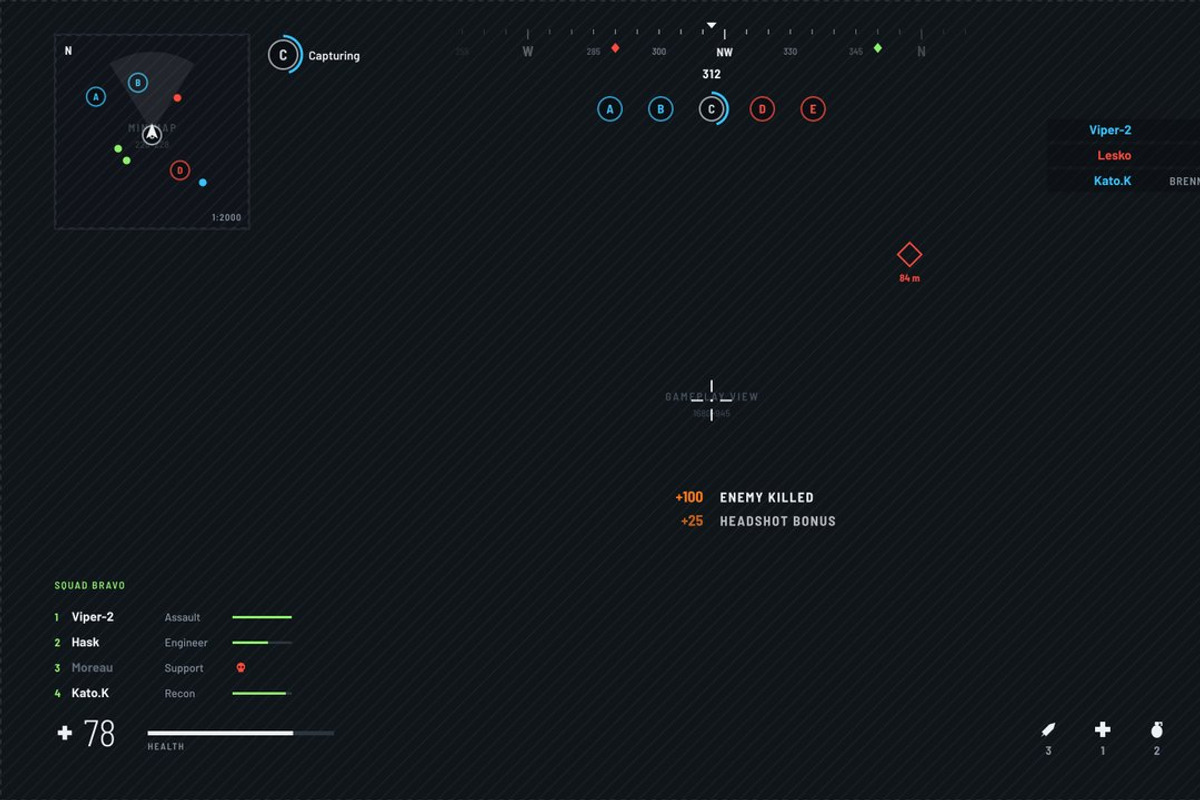 Military FPS Game 100 Screens, an UI Kit Template by pawellpi (Photo 37 of 116)
