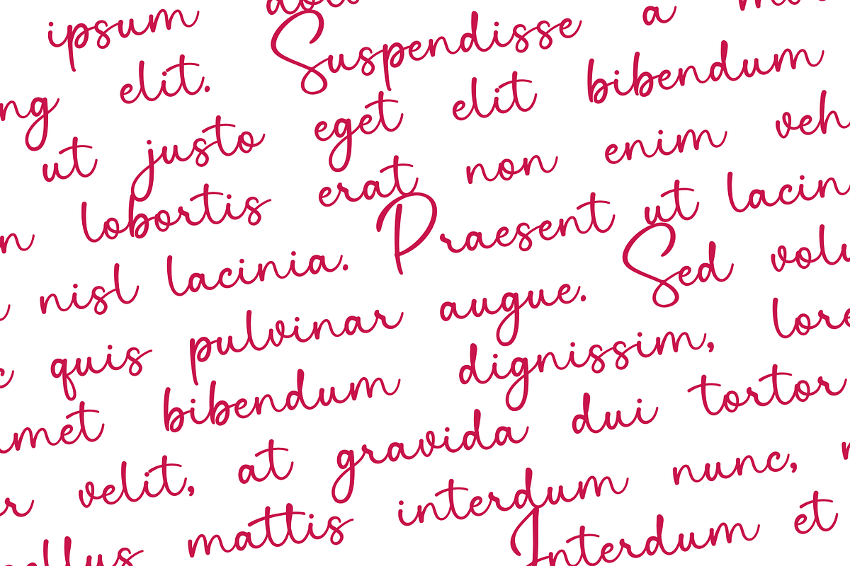 Angelline a Chic Handwritten Font, a Script Font by Basnistudio (Photo 2 of 12)