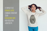 Sweatshirt Mock-Up Vol.2, a Hoody Mockup by Freeman Studio (Thumbnail 2 of 16)