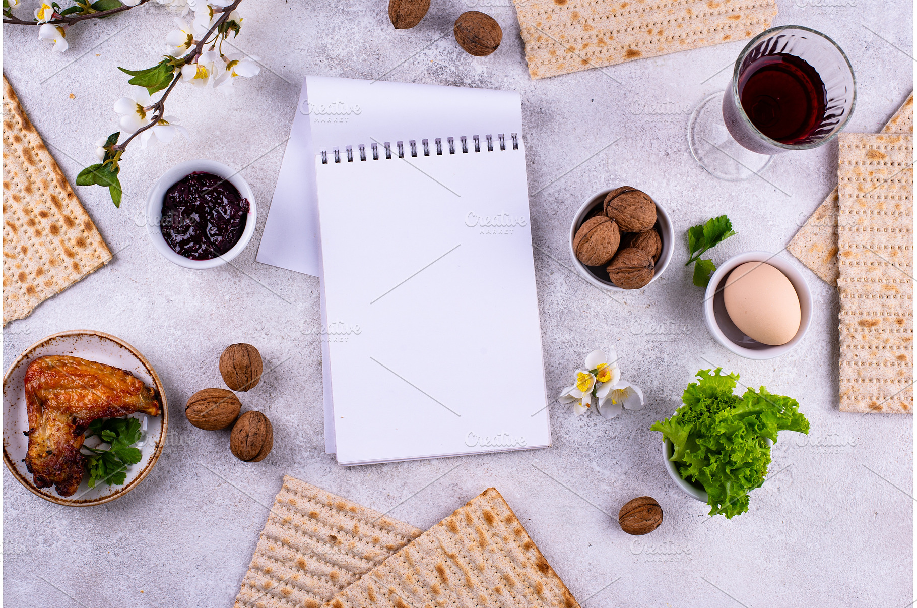 Traditional Passover Seder plate, a Food & Drink Photo by Yulia Furman
